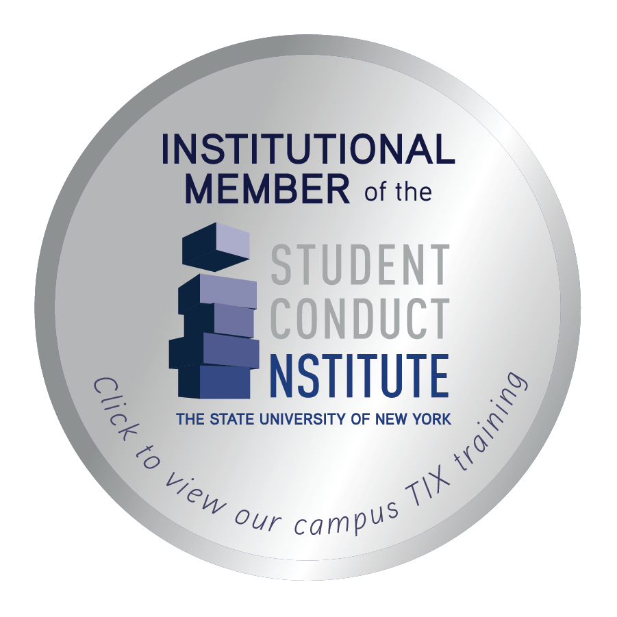 Institutional Member of the Student Conduct Institute - click to view our campus TIX training