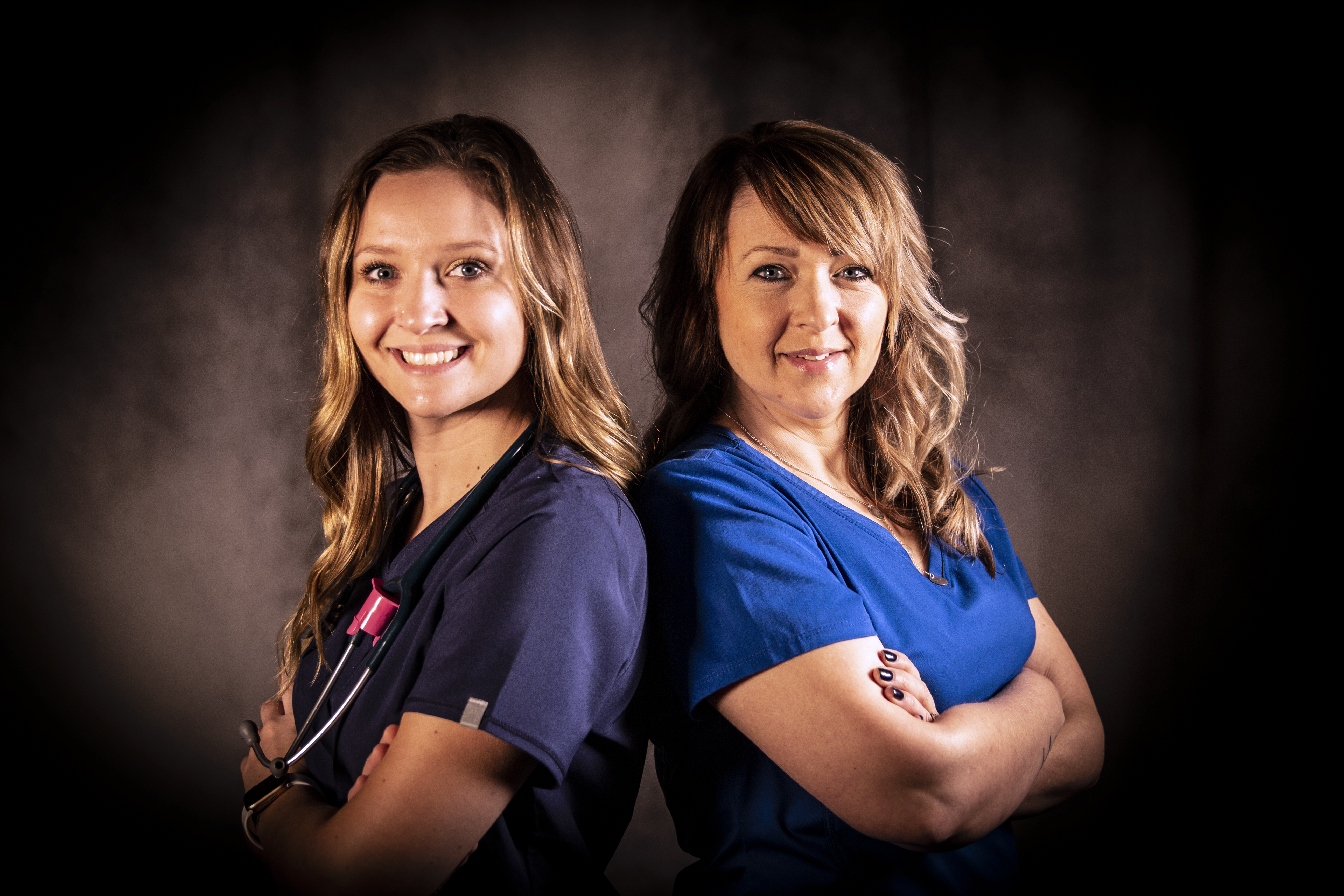 Mother and Daughter nursing duo