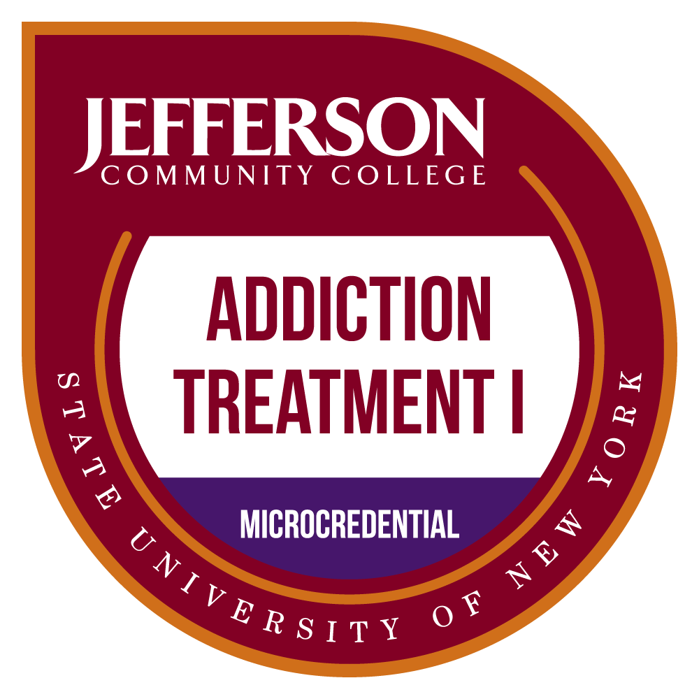 Addiction Treatment 1 Microcredential Badge