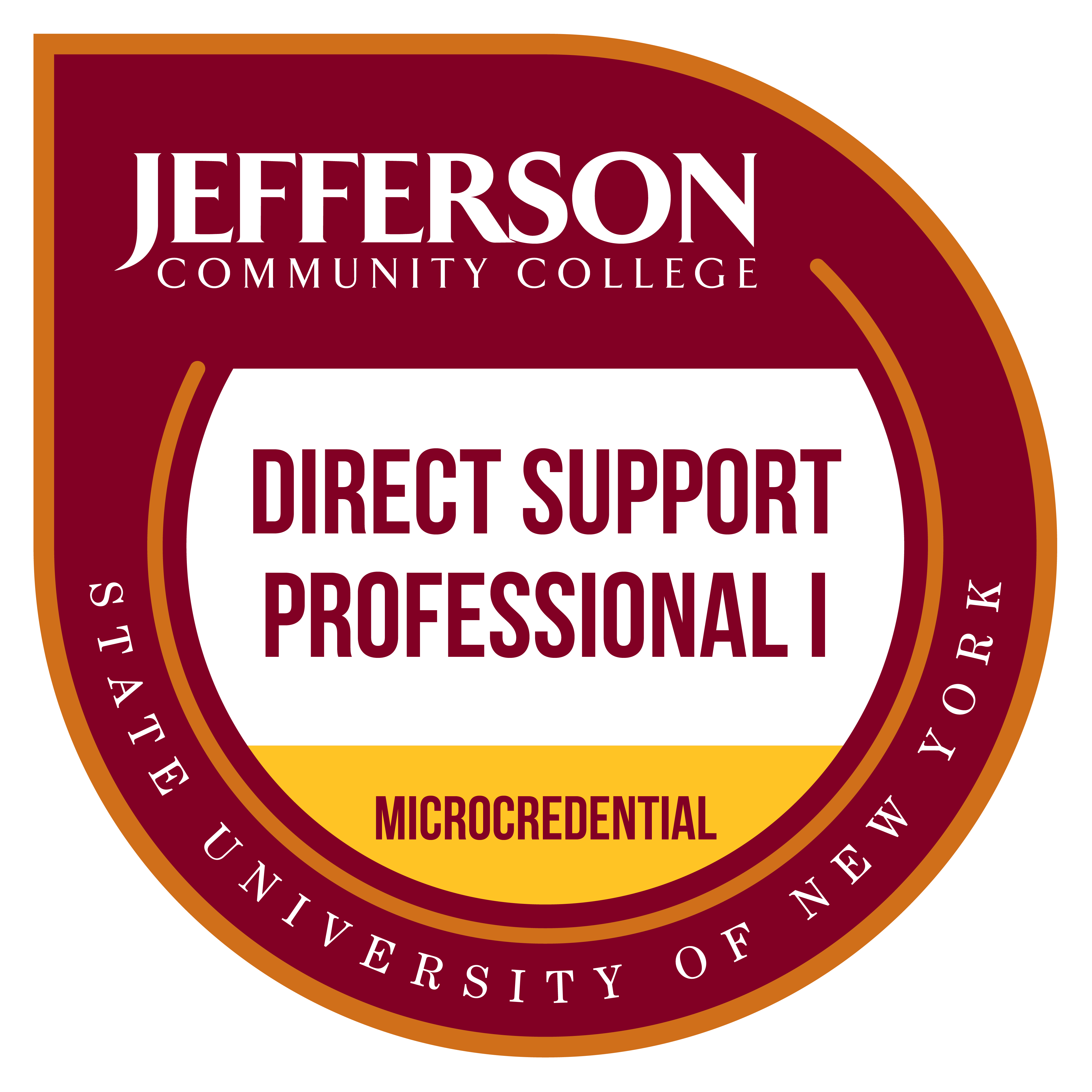 Direct Support Microcredential Badge