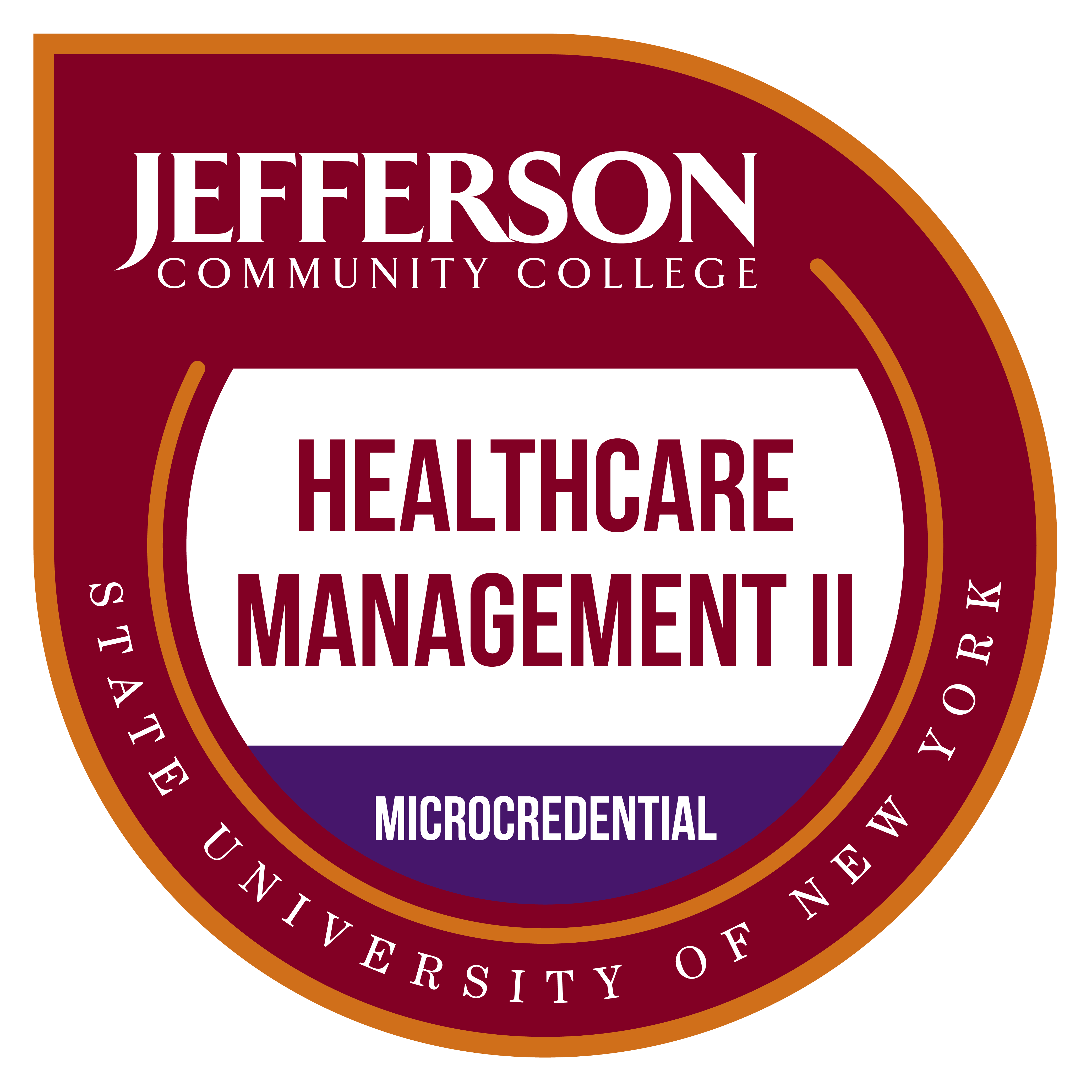 Healthcare Management 2 Microcredential Badge