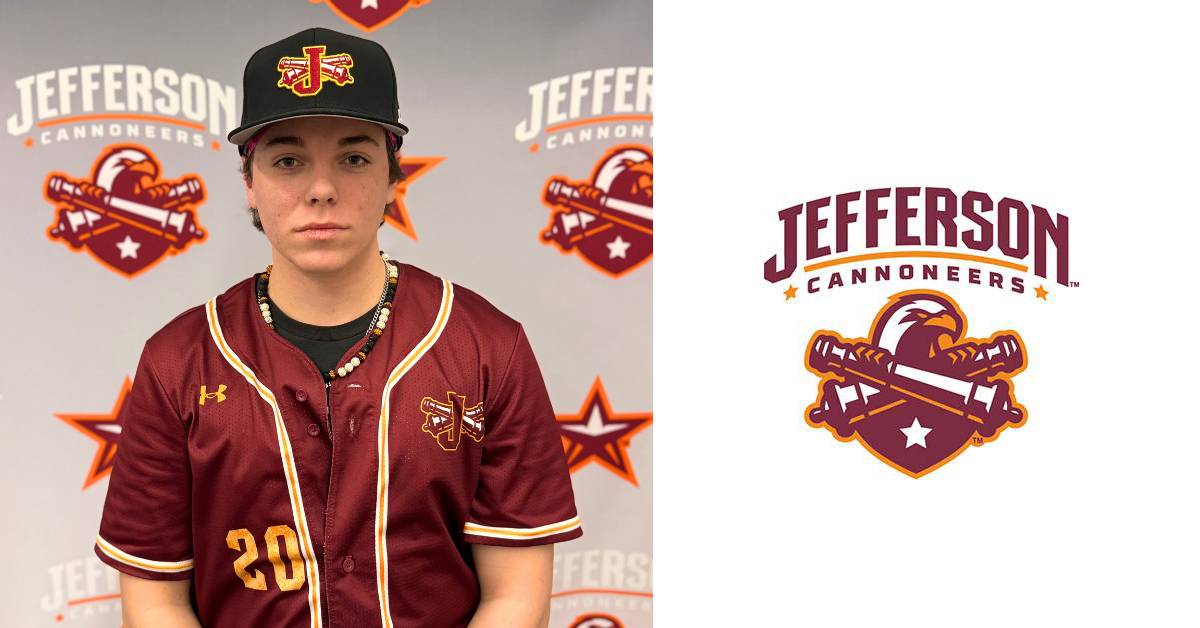 Athlete in Uniform Posing in front of an athletic branded backdrop