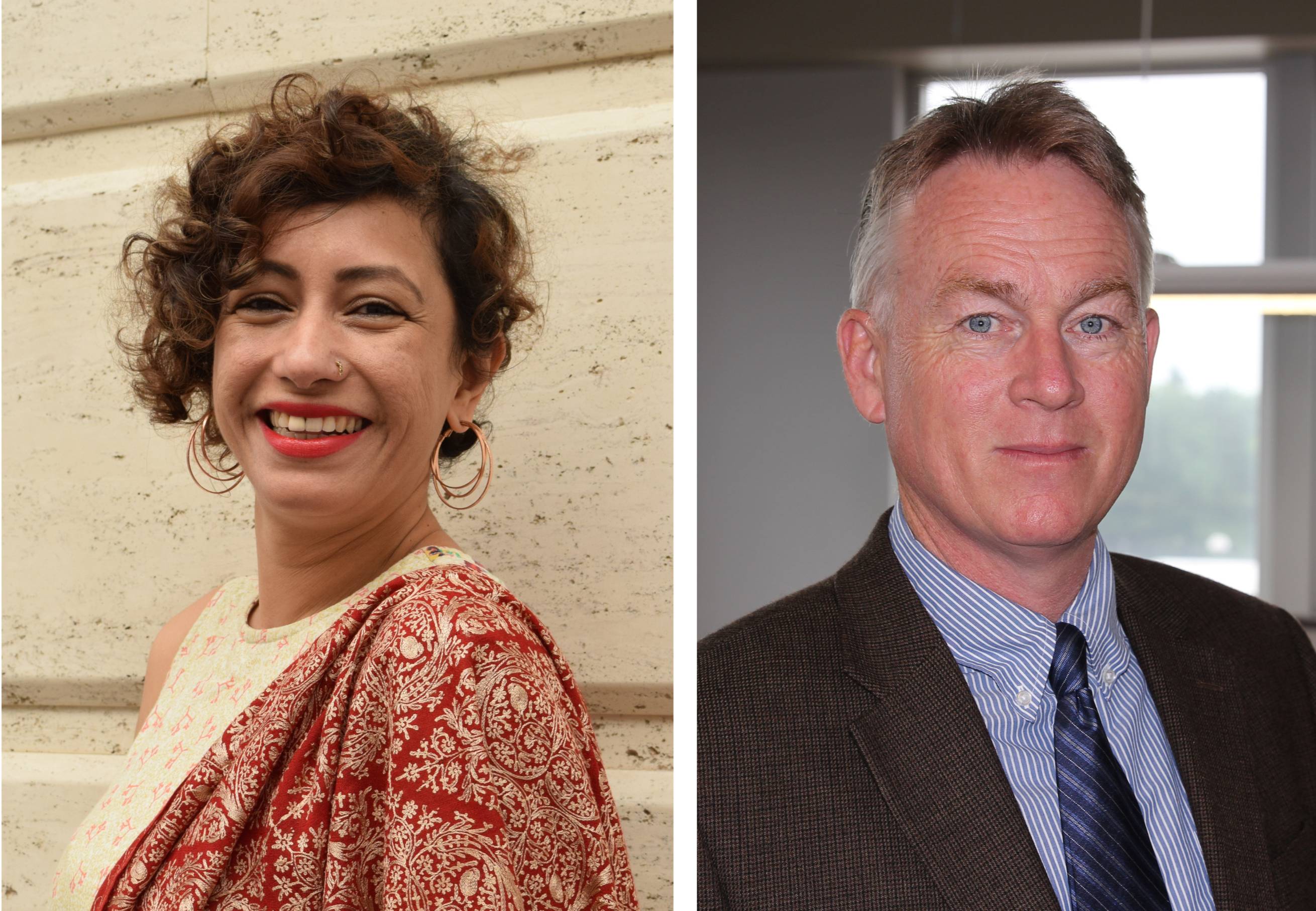 Image of Dr. Misra and Joal LaLone, speakers of the CCS presentation on September 17