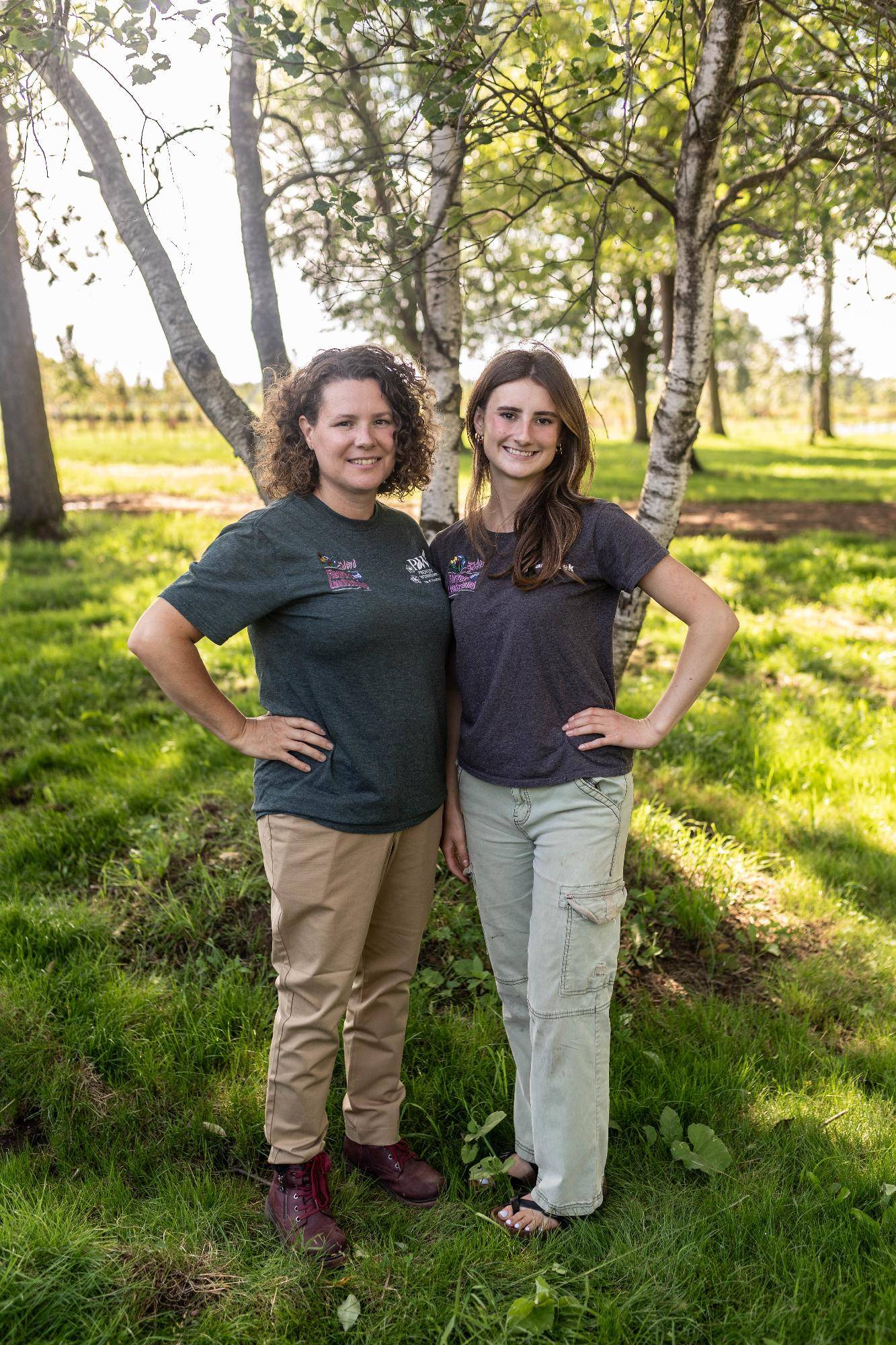 Image of Samantha and Kendra Widrick, Zehr's Landscaping